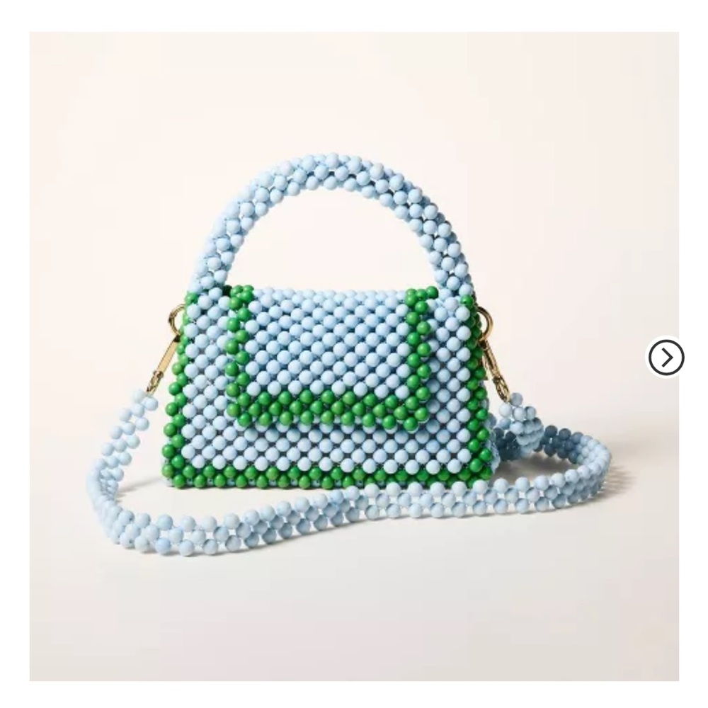 Kate Spade x Target Beaded Handbag in Blue and Green